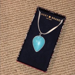 Lucky Brand Turquoise pendant necklace